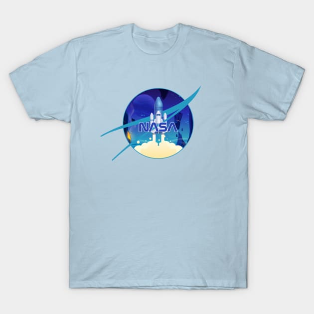 USA Space Agency T-Shirt by Rans Society